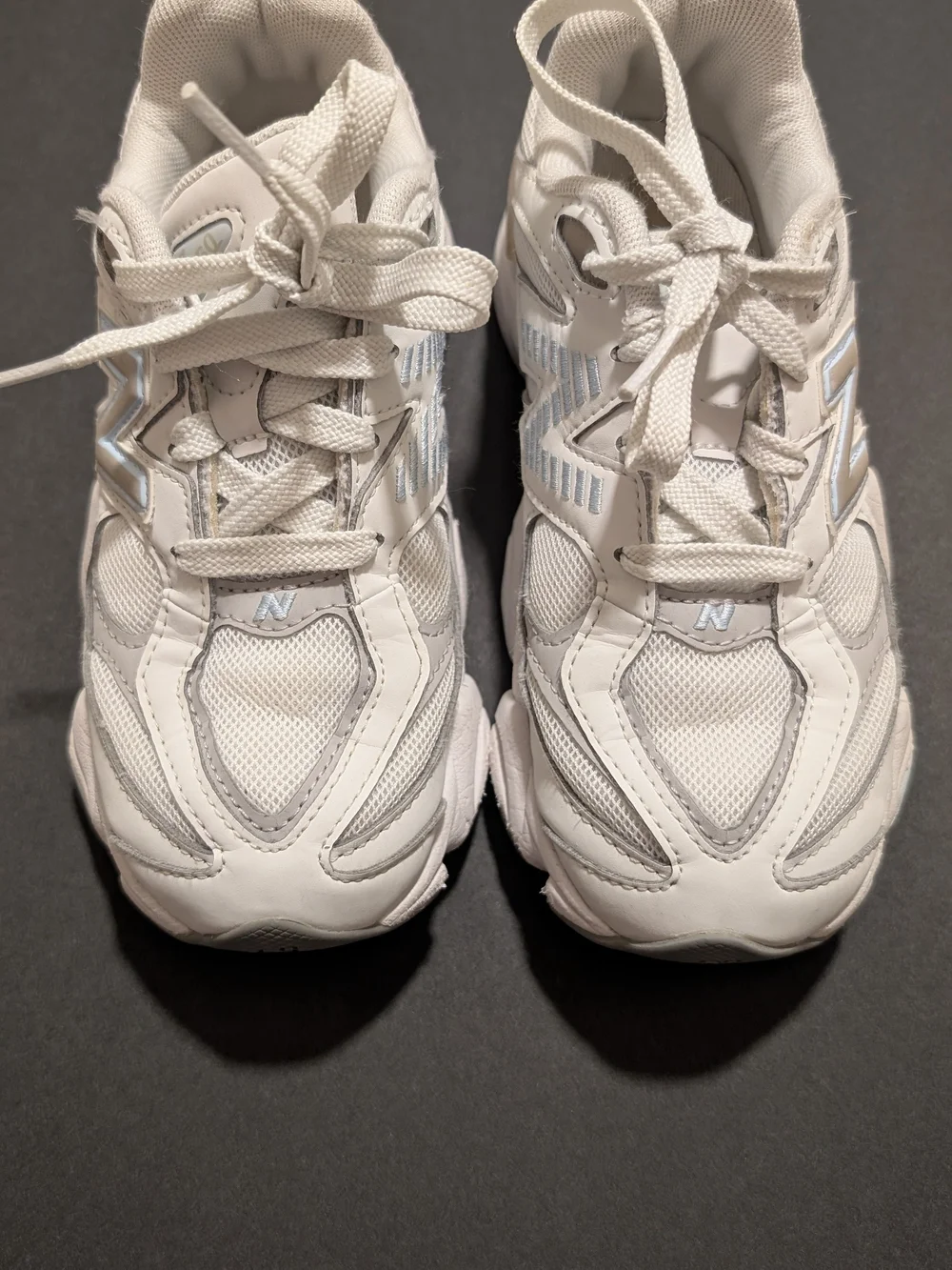 New Balance White Chunky Athletic Sneakers